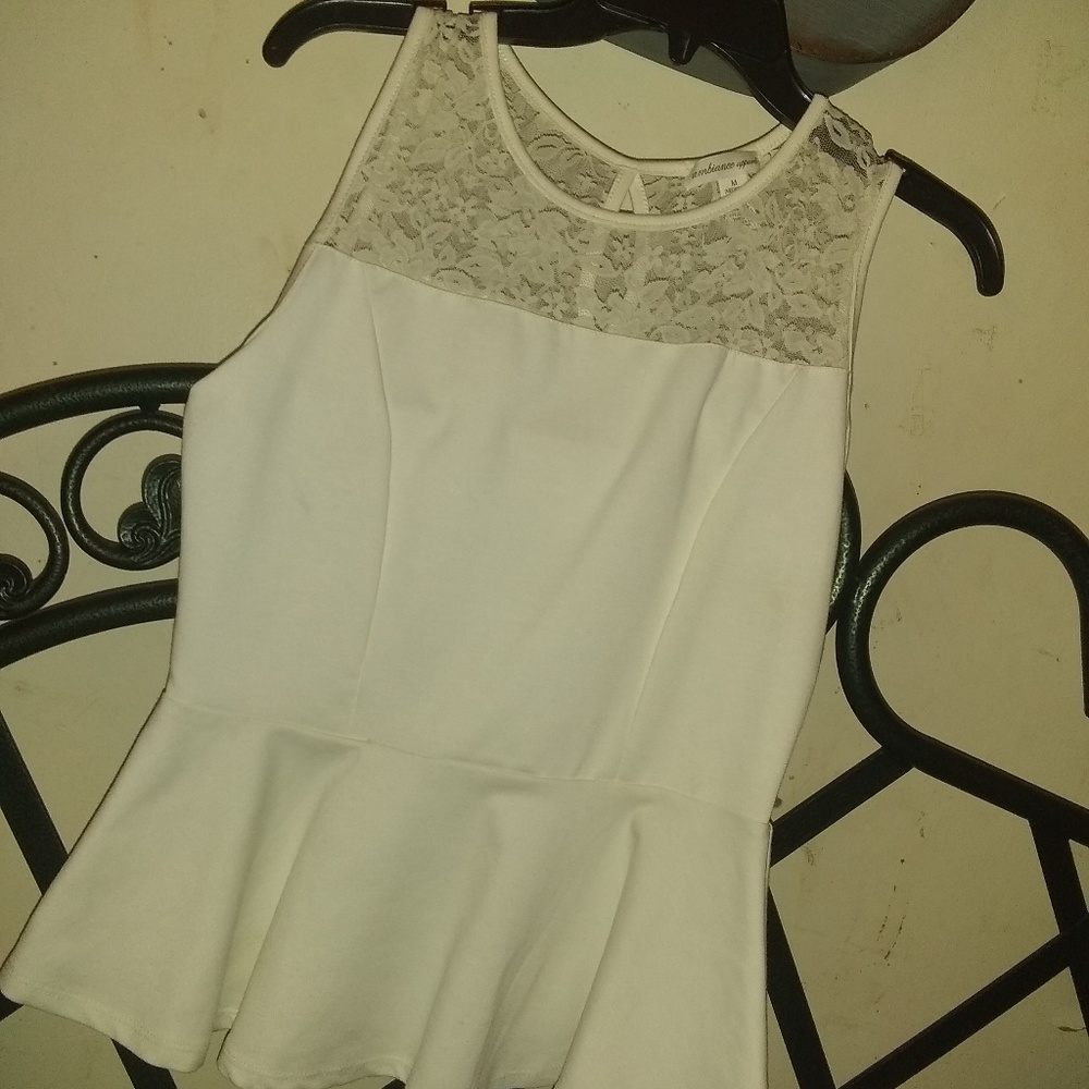 White dress top